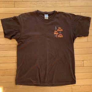 Vintage T-Shirt Men's Sz L Brown